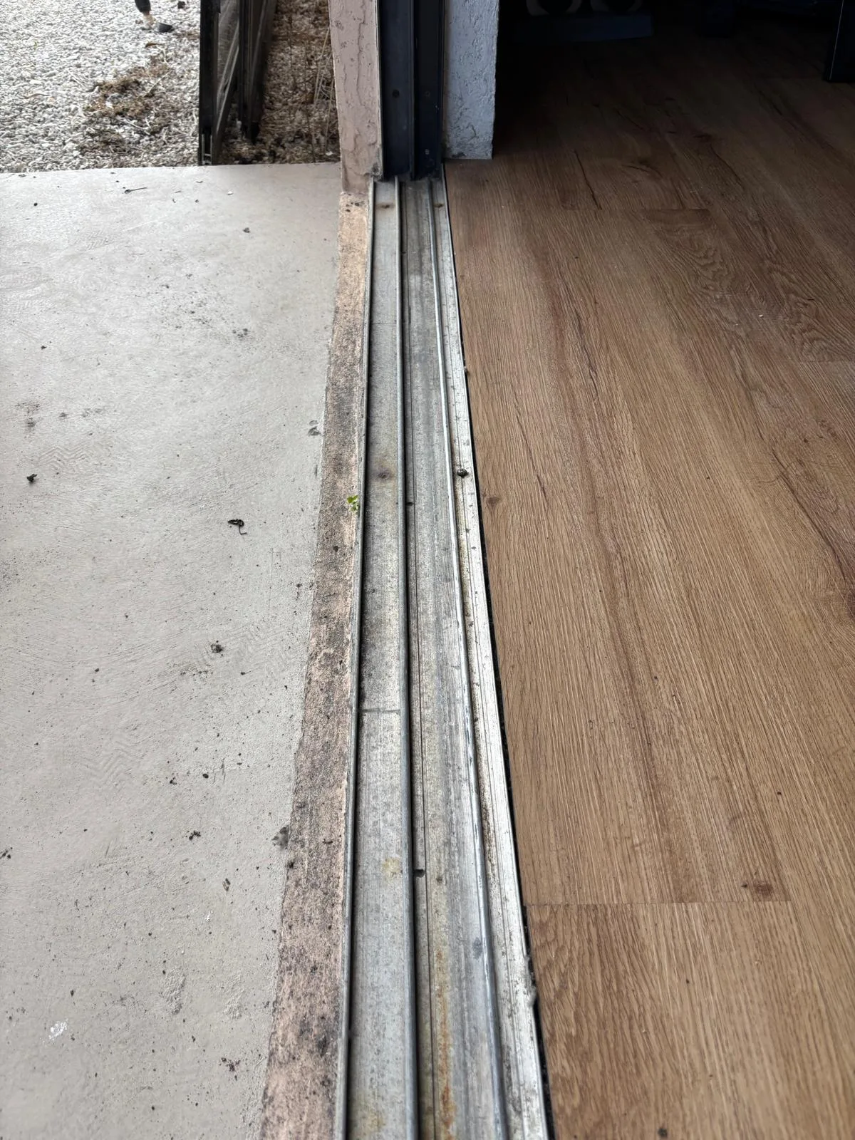 Sliding door track cleaning and maintenance in Jensen Beach Florida