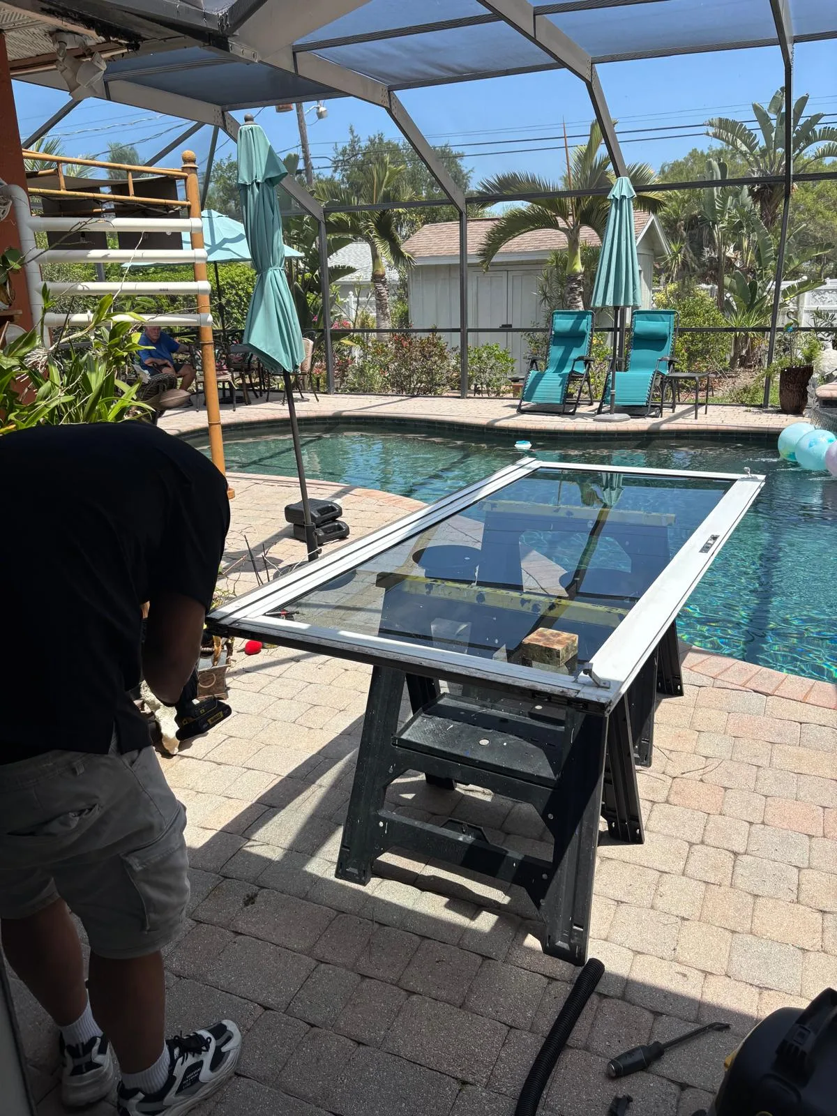 Sliding door alignment and adjustment